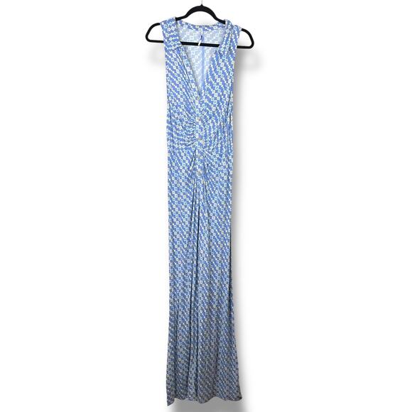 Free People Shayla Collared Retro V-Neck Racer Back Wide Leg Halter Jumpsuit - Picture 3 of 13